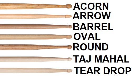 Different drum deals sticks