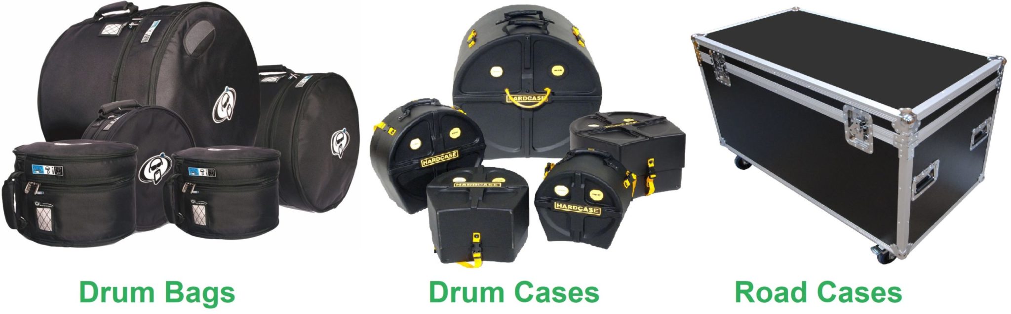 Drum Bags vs Drum Cases vs Road Cases